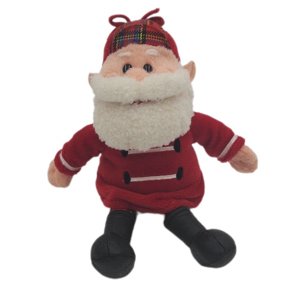 Stuffins Other - Vintage 1999 Rudolph & The Island Of Mistfit Toys Plush 9" Santa Plaid